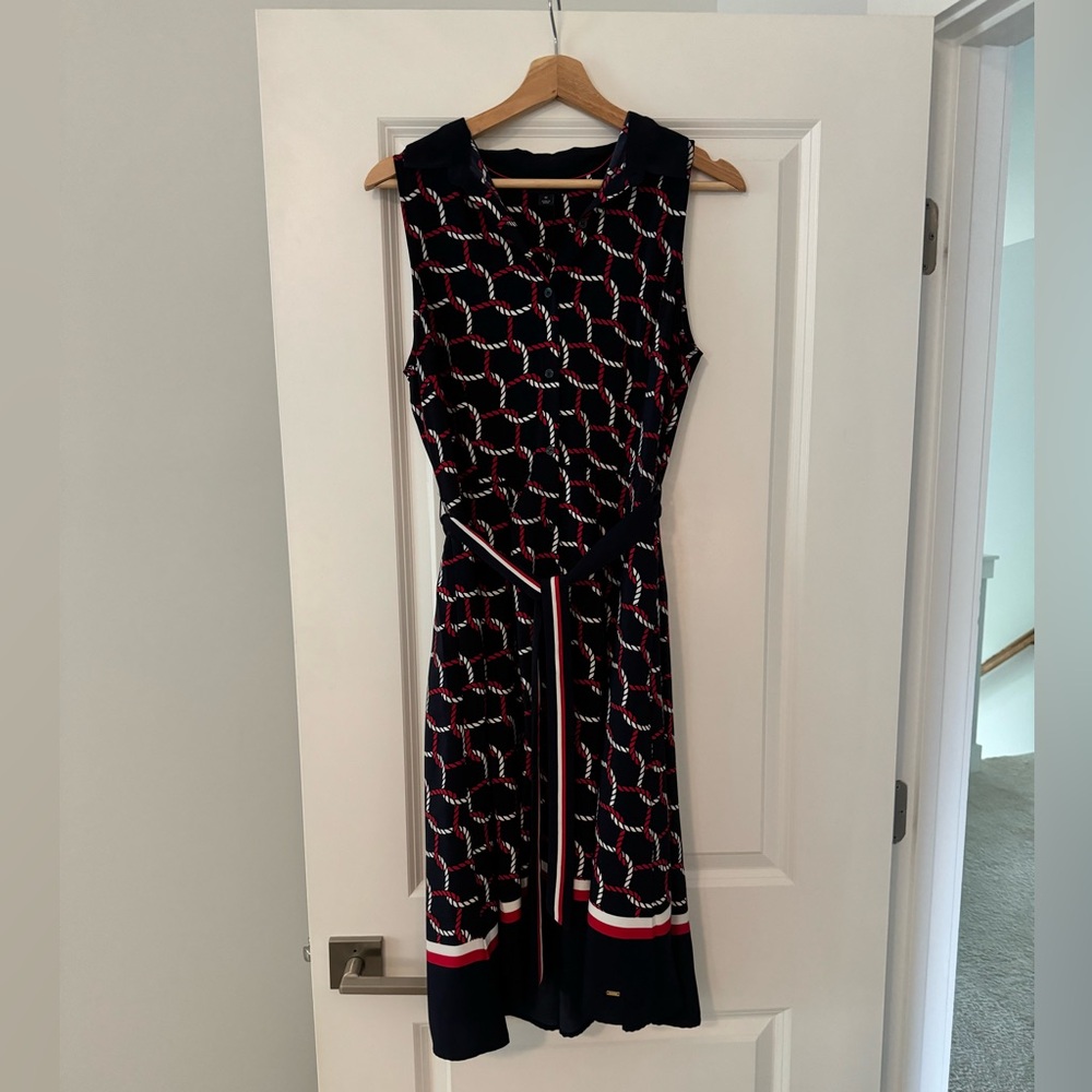 Size medium button up, collared Tommy Hilfiger dress